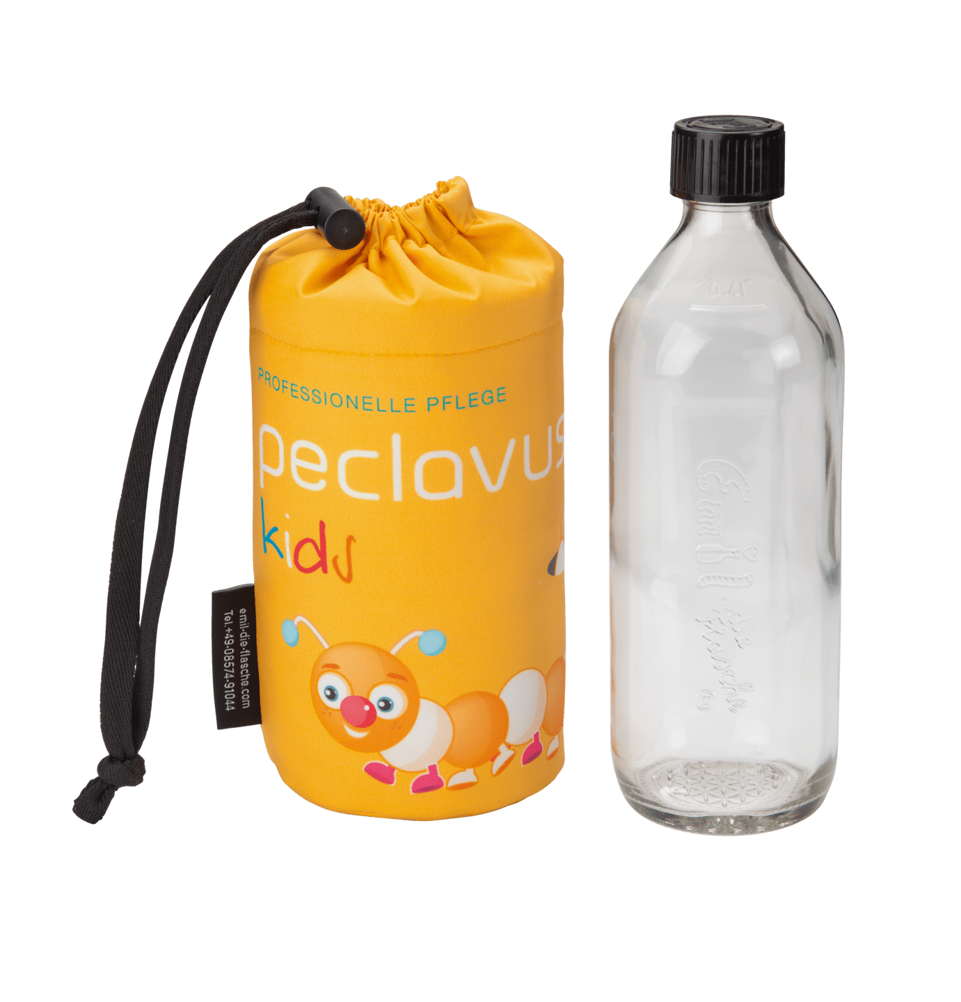 peclavus - Tausendfüßler Trinkflasche, 400 ml