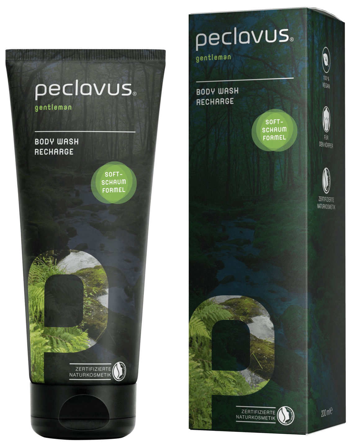 peclavus - Body Wash Recharge, 200 ml